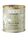 Vorschaubild grau Hund 800 Gramm Hundenassfutter