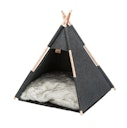 Vorschaubild TRIXIE Höhle Tipi, Filz, 70 × 70 × 70 cm, anthrazit