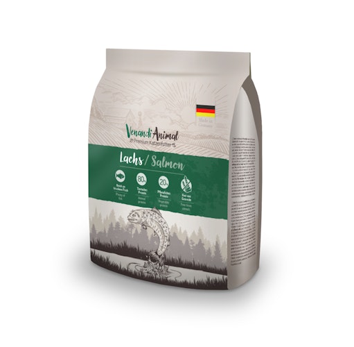 VenandiAnimal Lachs Katzentrockenfutter