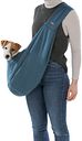 Vorschaubild TRIXIE Fronttasche Soft, 22 × 20 × 60 cm, blau/hellgrau