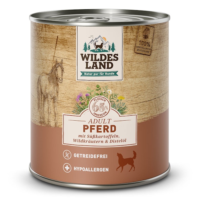 Wildes Land Hundenassfutter 800gVorschaubild