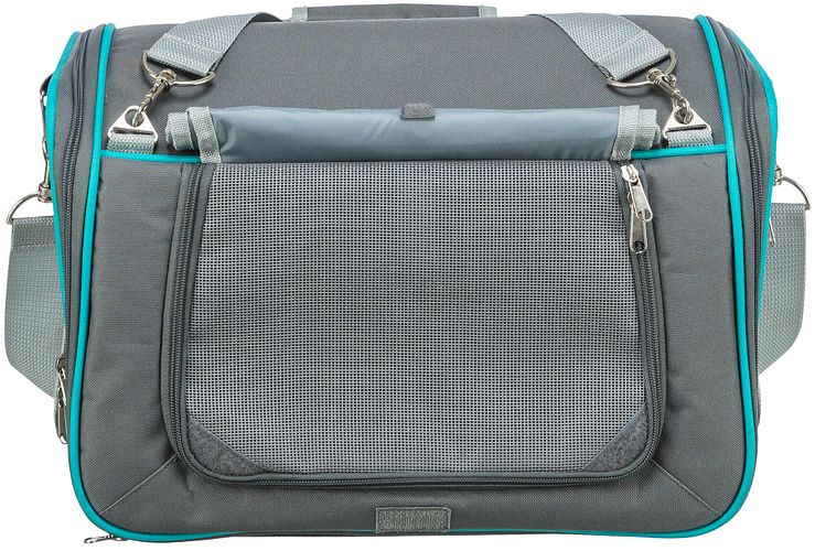 TRIXIE Wohn- und Transporttasche Vicky, 40 × 27 × 28 cm, grau