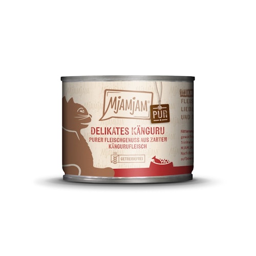 MJAMJAM Purer Fleischgenuss 200g Dose Katzennassfutter