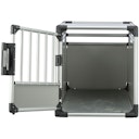 Vorschaubild TRIXIE Transportbox Aluminium silber/hellgrau Transportbox