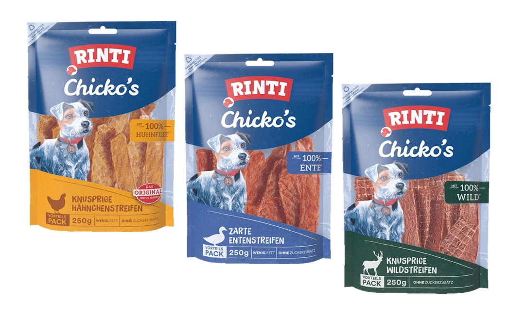 Rinti Snack-Mix Chicko 3x250g Hundesnack
