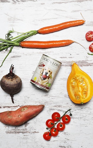 Dog's Love BARF Organics 400g Dose Hundenassfutter