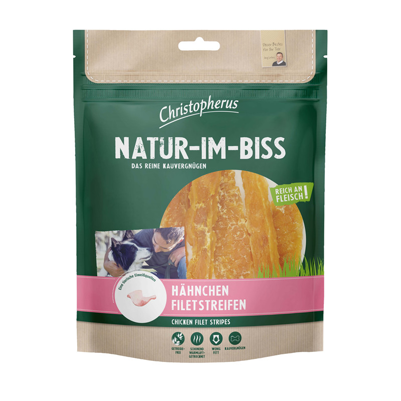 Christopherus 5 x 300g Natur-Im-Biss Hähnchen-Filetstreifen