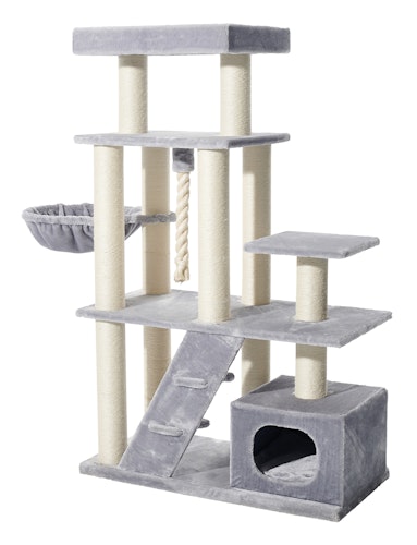 NOBBY Kratzbaum  "KILIS" hellgrau; 100 x 50 x 160 cm NOBBY Kratzbaum  "KILIS" hellgrau; 100 x 50 x 160 cm