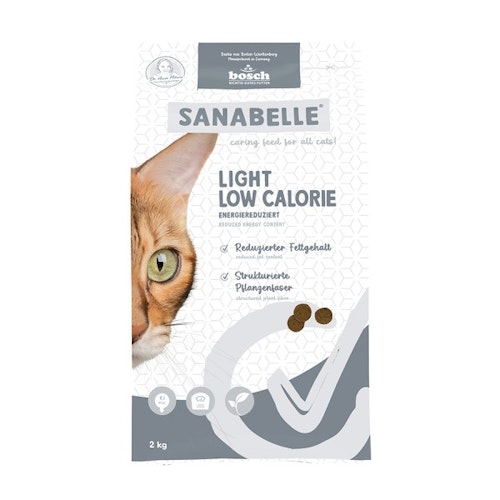 Sanabelle 2kg Light Low Calorie Katzentrockenfutter