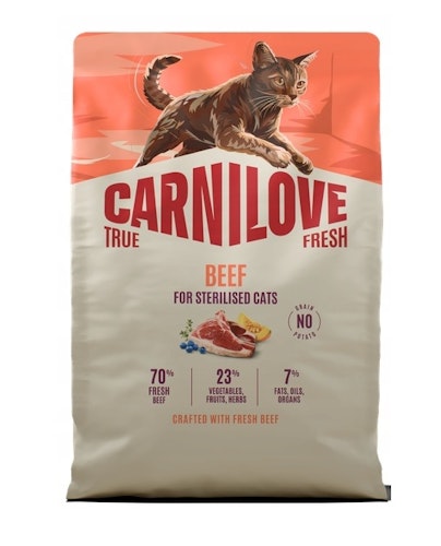 Carnilove True Fresh Sterilised Rind Katzentrockenfutter