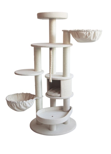 NOBBY Kratzbaum "FIDA small cream-leinenoptik 58 x 58 x 141 cm NOBBY Kratzbaum "FIDA small cream-leinenoptik 58 x 58 x 141 cm