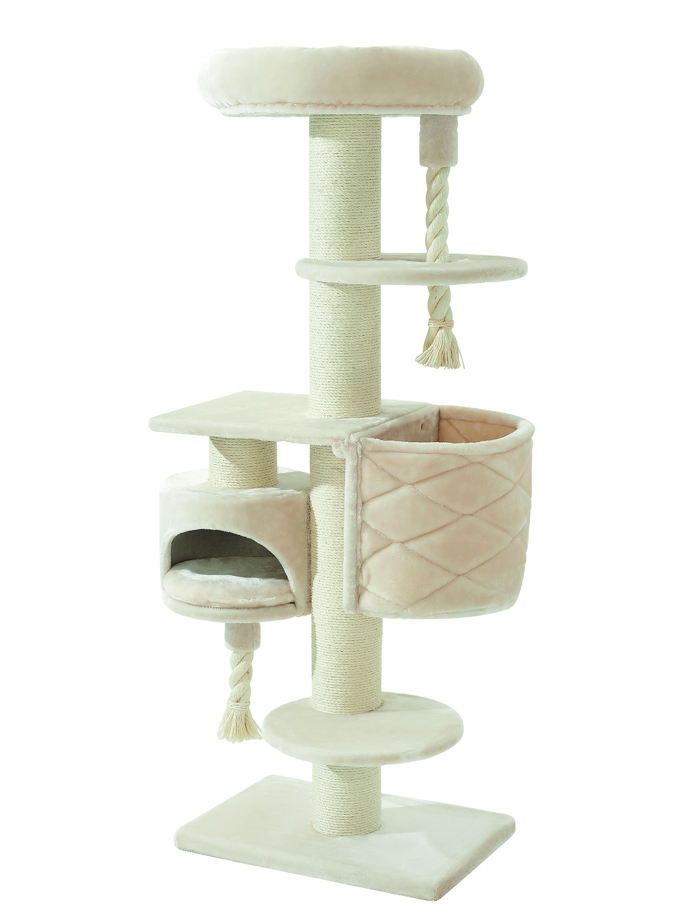 NOBBY Kratzbaum "CUPID XL" cream; 60 x 40 x 165 cm