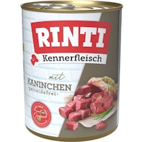 Rinti Kennerfleisch Dose 6x400g Kaninchen Hundenassfutter