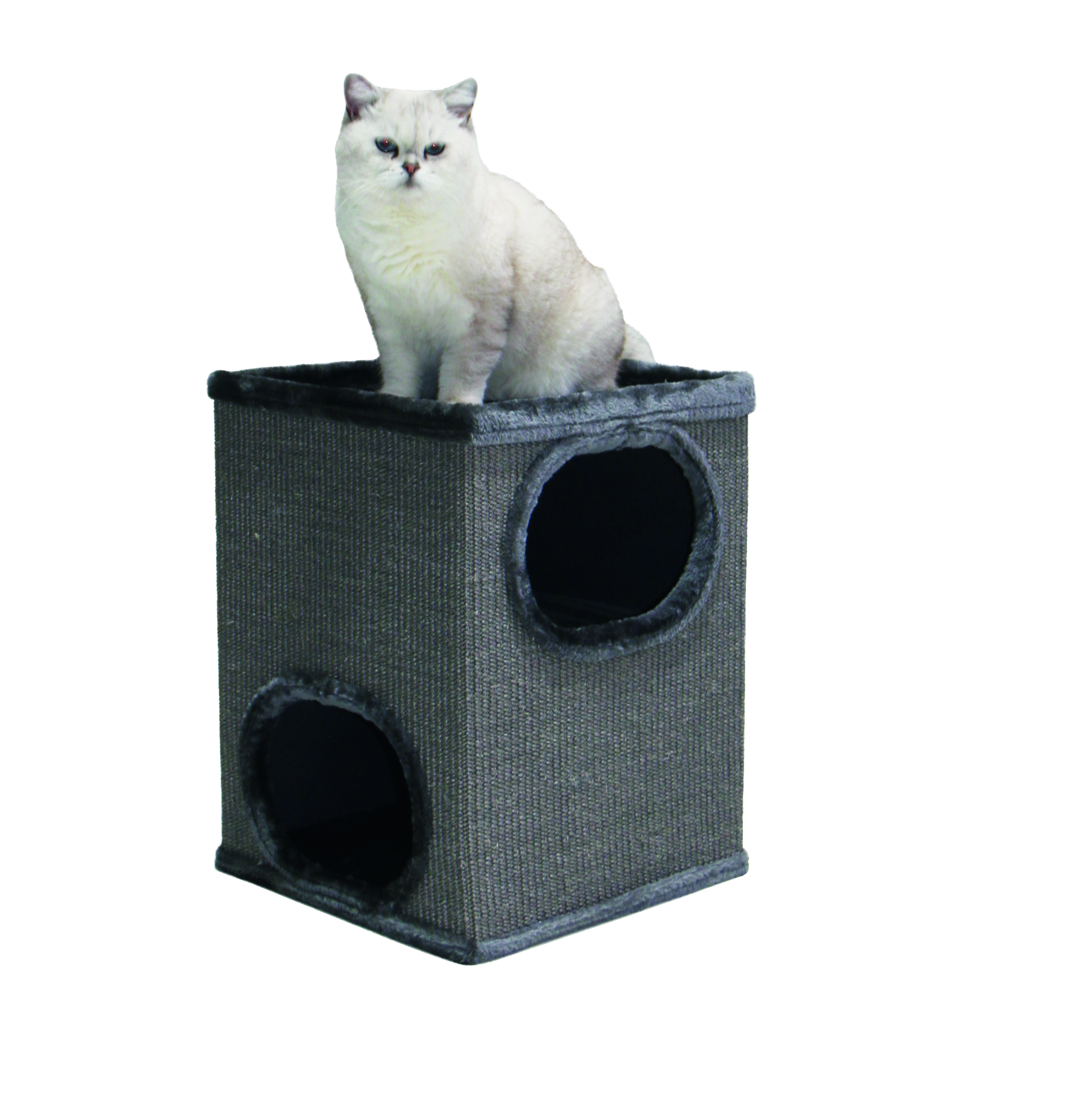 NOBBY Kratztonne "ADRA I" dunkelgrau 38 x 38 x 50 cm