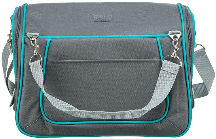 TRIXIE Wohn- und Transporttasche Vicky, 40 × 27 × 28 cm, grau