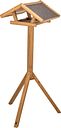 Vorschaubild TRIXIE Futterhaus mit Ständer, Kiefernholz, 46 × 22 × 44 cm/1,15 m, braun