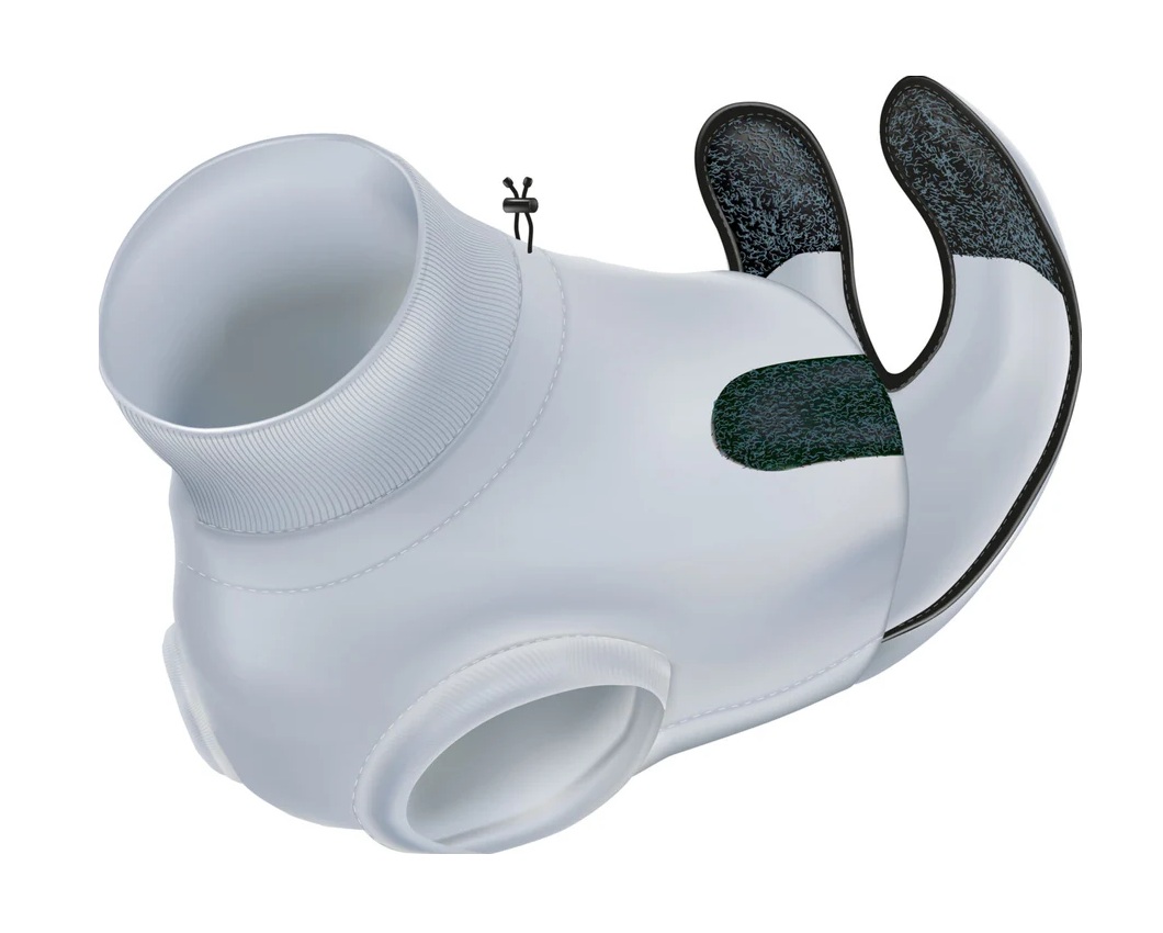 TRIXIE OP-Body für Katzen, M–L: 36–42 cm, grau