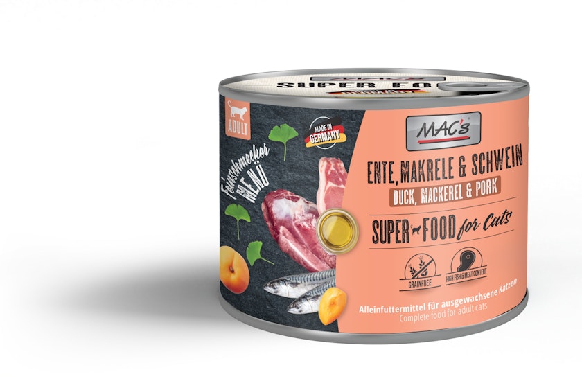 MAC's Cat Feinschmecker Menü 200g Dose KatzennassfutterVorschaubild