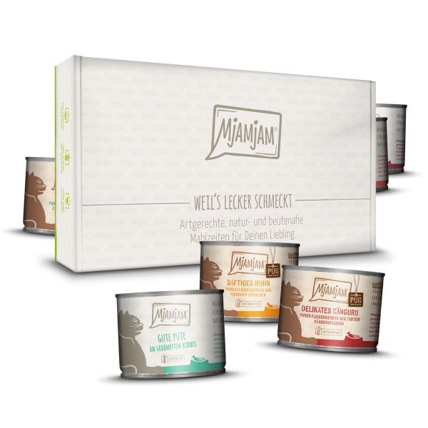 Mjamjam Lecker Box 12x200g MP Katzennassfutter