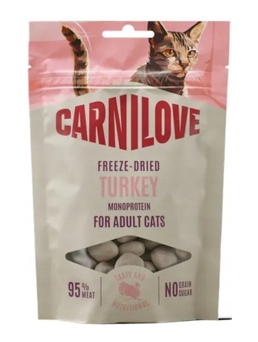 Carnilove Freeze Dried 10 x 40g Katzensnack