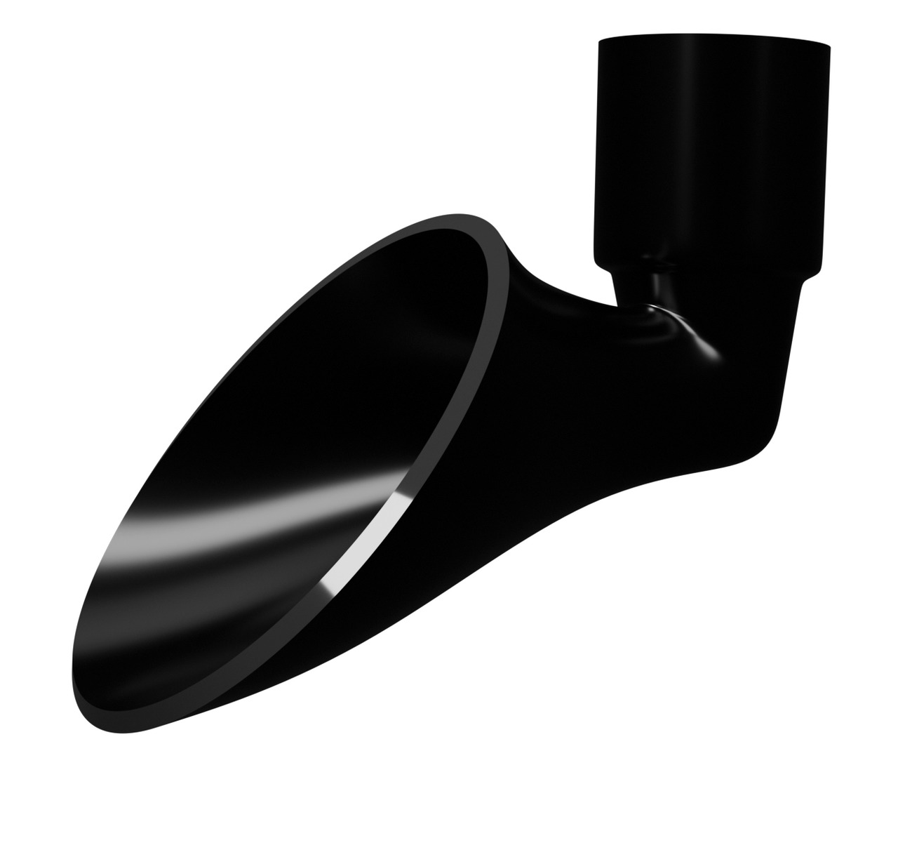 DENNERLE Ersatzteil Lily Pipe schwarz Aquarienzubehör