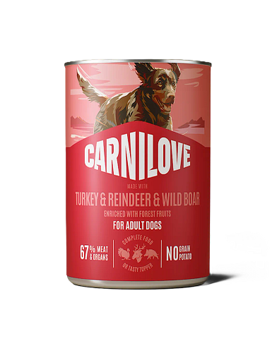 Carnilove Dog Paté 12 x 400g-Dose Hundenassfutter