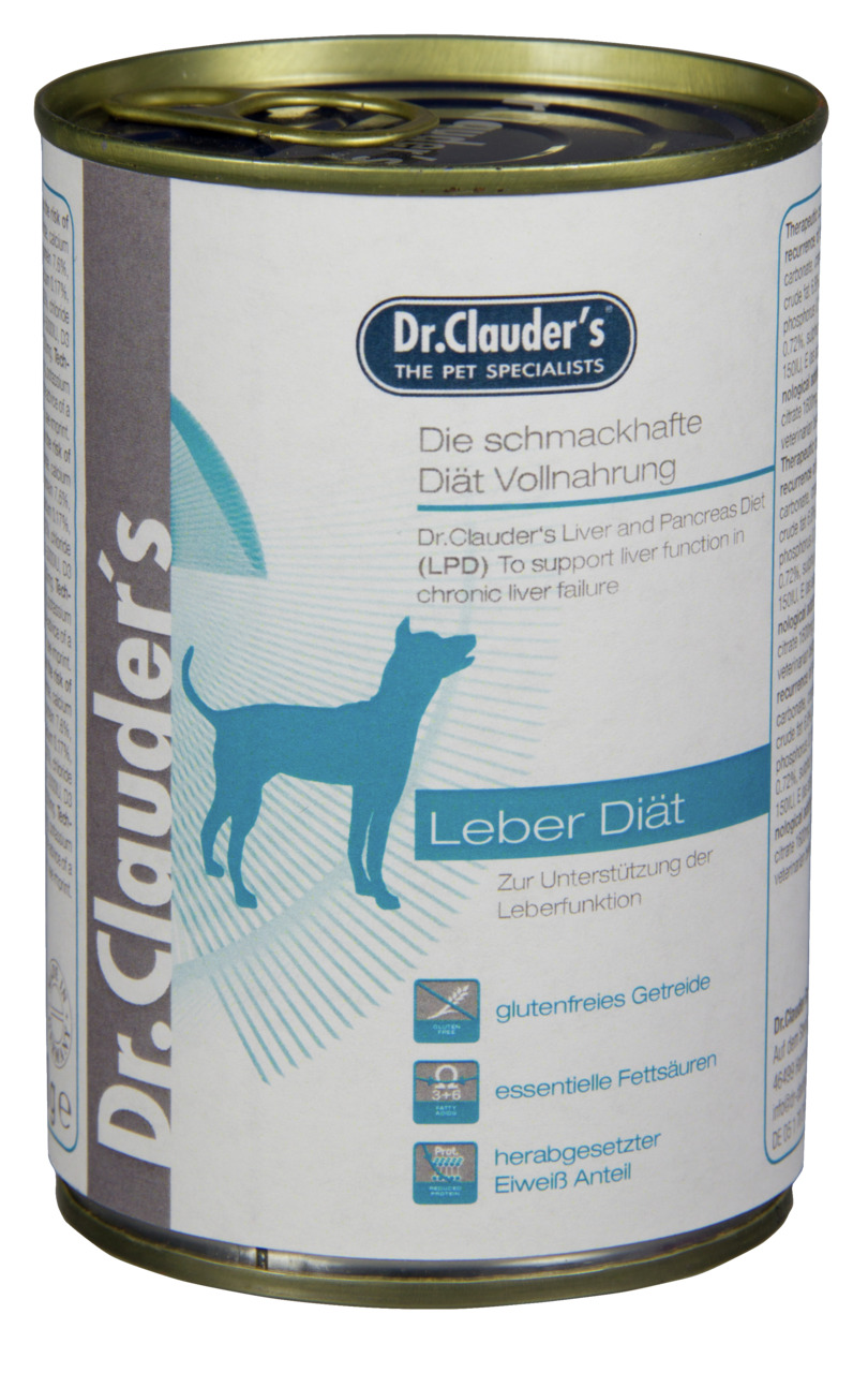 Dr. Clauder's LPD Leber Diät 400g Dosen Hundenassfutter