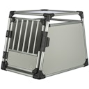 Vorschaubild TRIXIE Transportbox Aluminium silber/hellgrau Transportbox