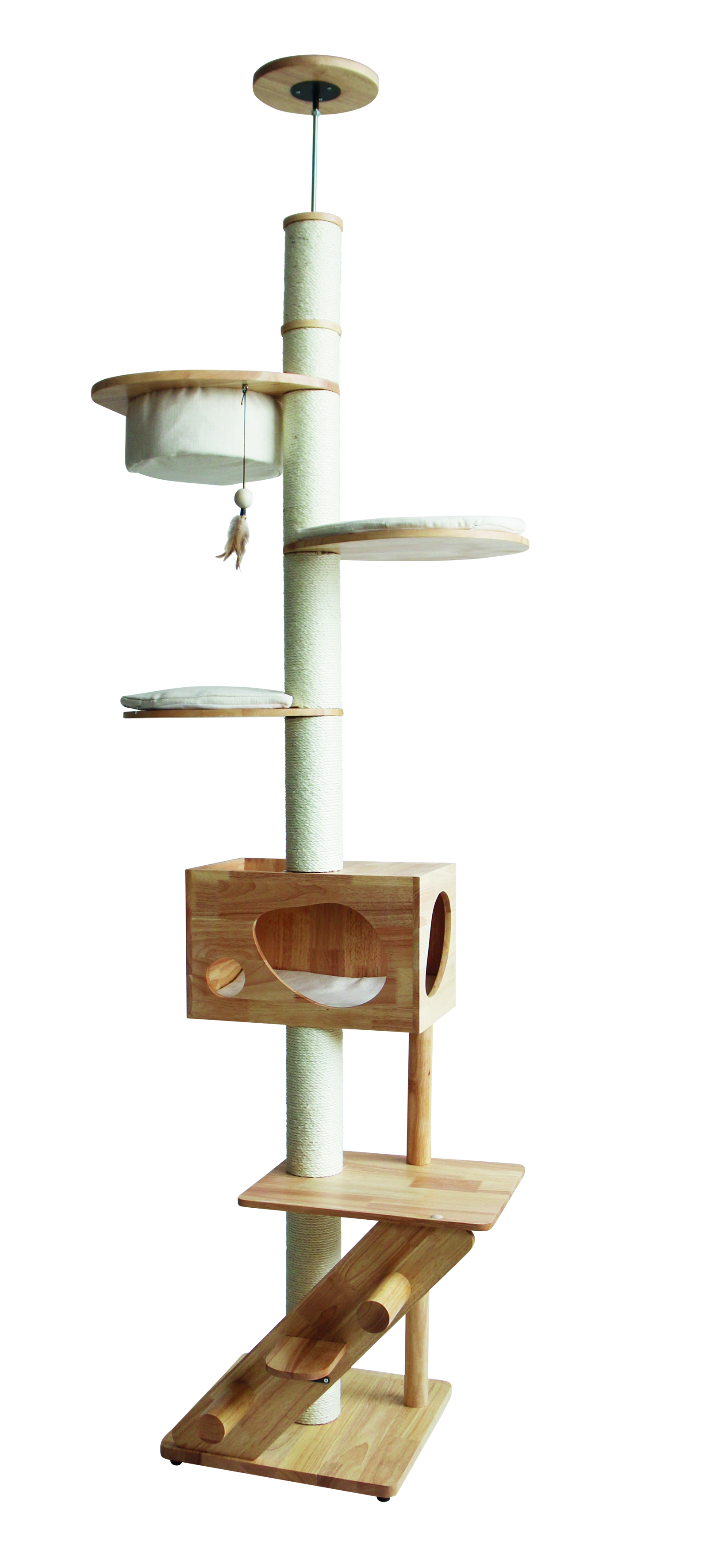 NOBBY Kratzbaum "ALTAI" cream 48 x 48 x 211-257  cm