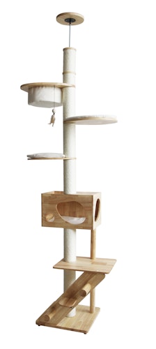 NOBBY Kratzbaum "ALTAI" cream 48 x 48 x 211-257  cm NOBBY Kratzbaum "ALTAI" cream 48 x 48 x 211-257  cm