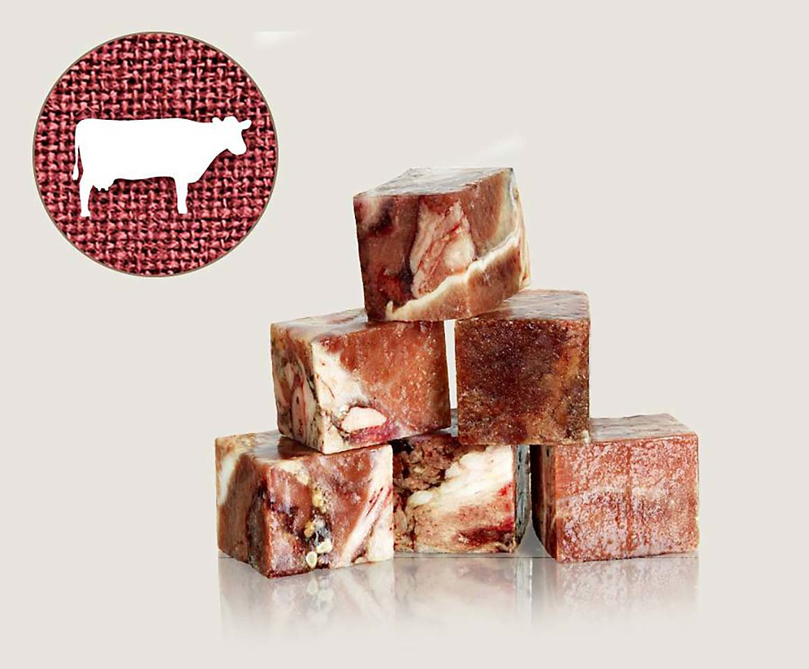 Graf Barf Muskelfleisch Rind Spezialfutter / Frostfutter für Hunde