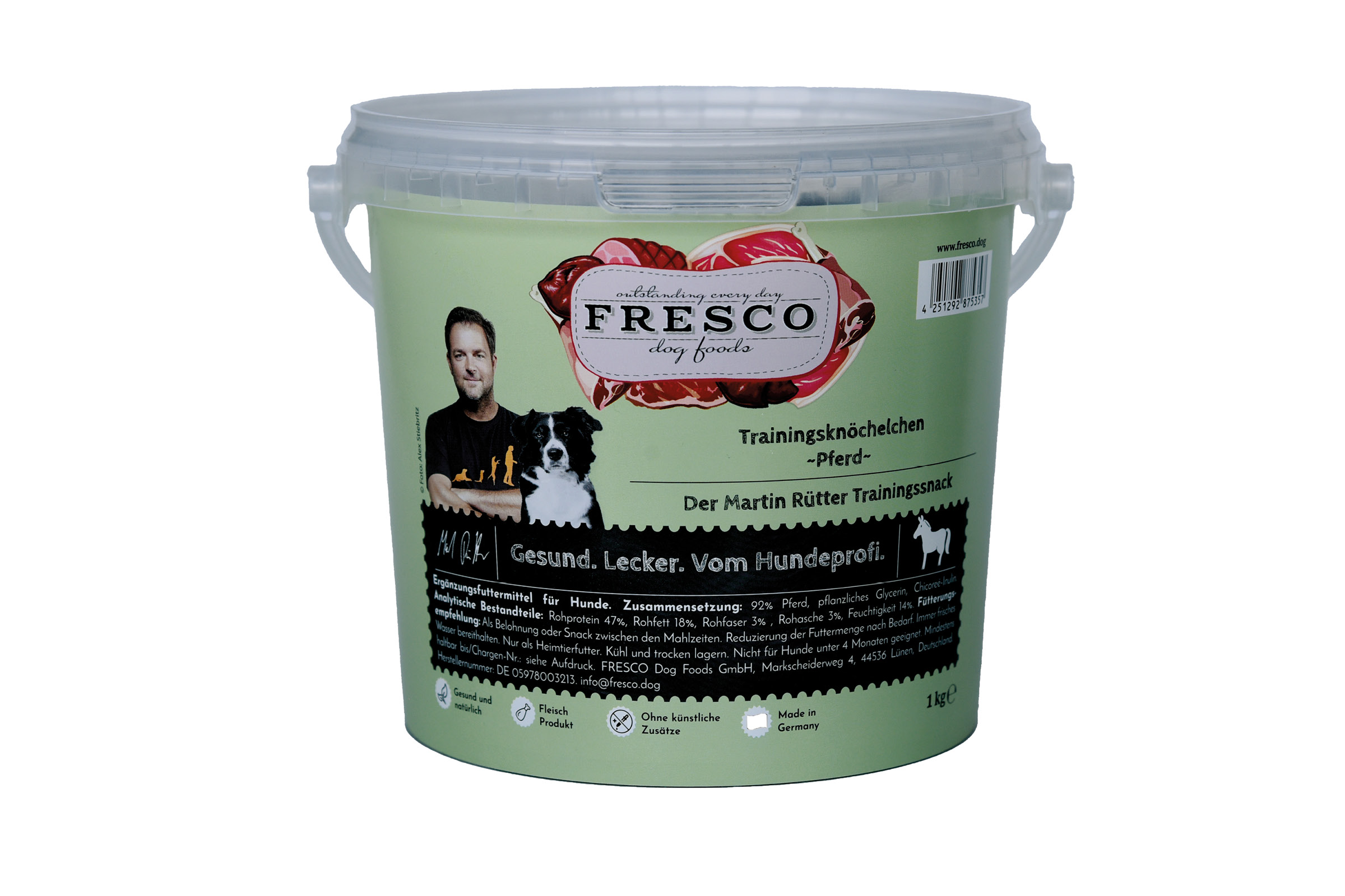 FRESCO Martin Rütter Trainingsknöchelchen Pferd (1kg-Eimer) 1000g