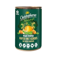 Christopherus 6 x 400g Vegetarian-Hafer mit Kürbis Hundefeuchtfutter