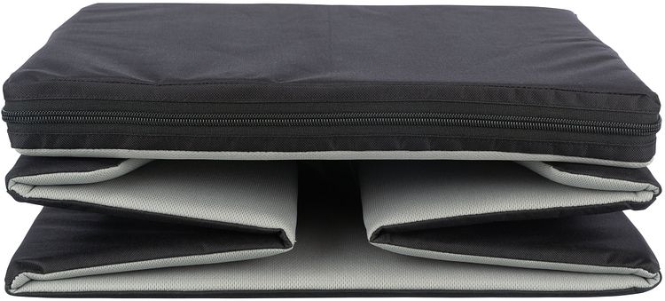 TRIXIE Autositz, 45 × 28 × 40 cm, schwarz/grau