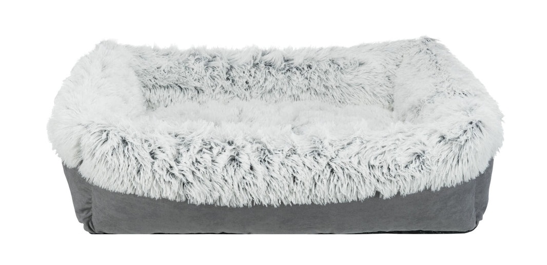 TRIXIE Bett Harvey, eckig, grau/weiß-schwarz