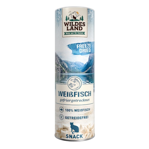 WILDES LAND Katze 16g Freeze Dried Weißfisch