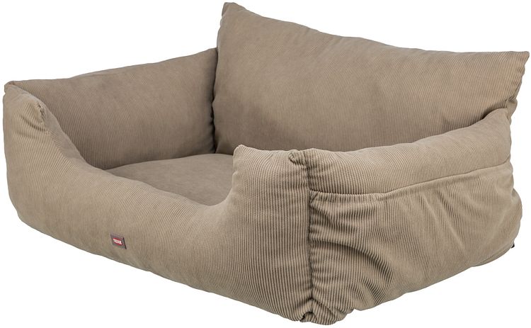 TRIXIE Autositz, doppelt, 80 × 35 × 60 cm, taupe