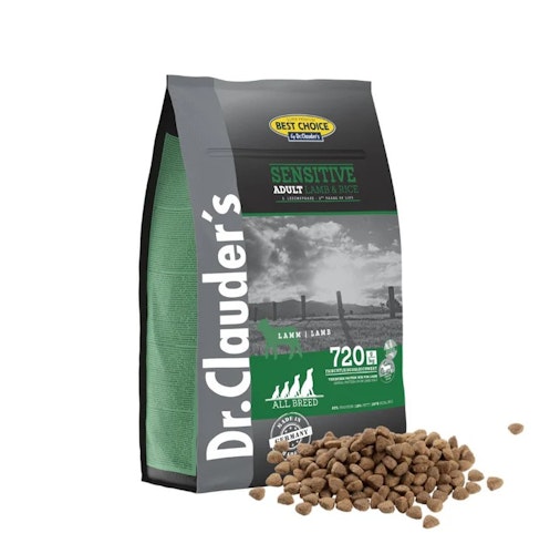 Dr. Clauder's Best Choice Lifecycle Sensitive Adult Lamm & Reis All Breed Hundetrockenfutter