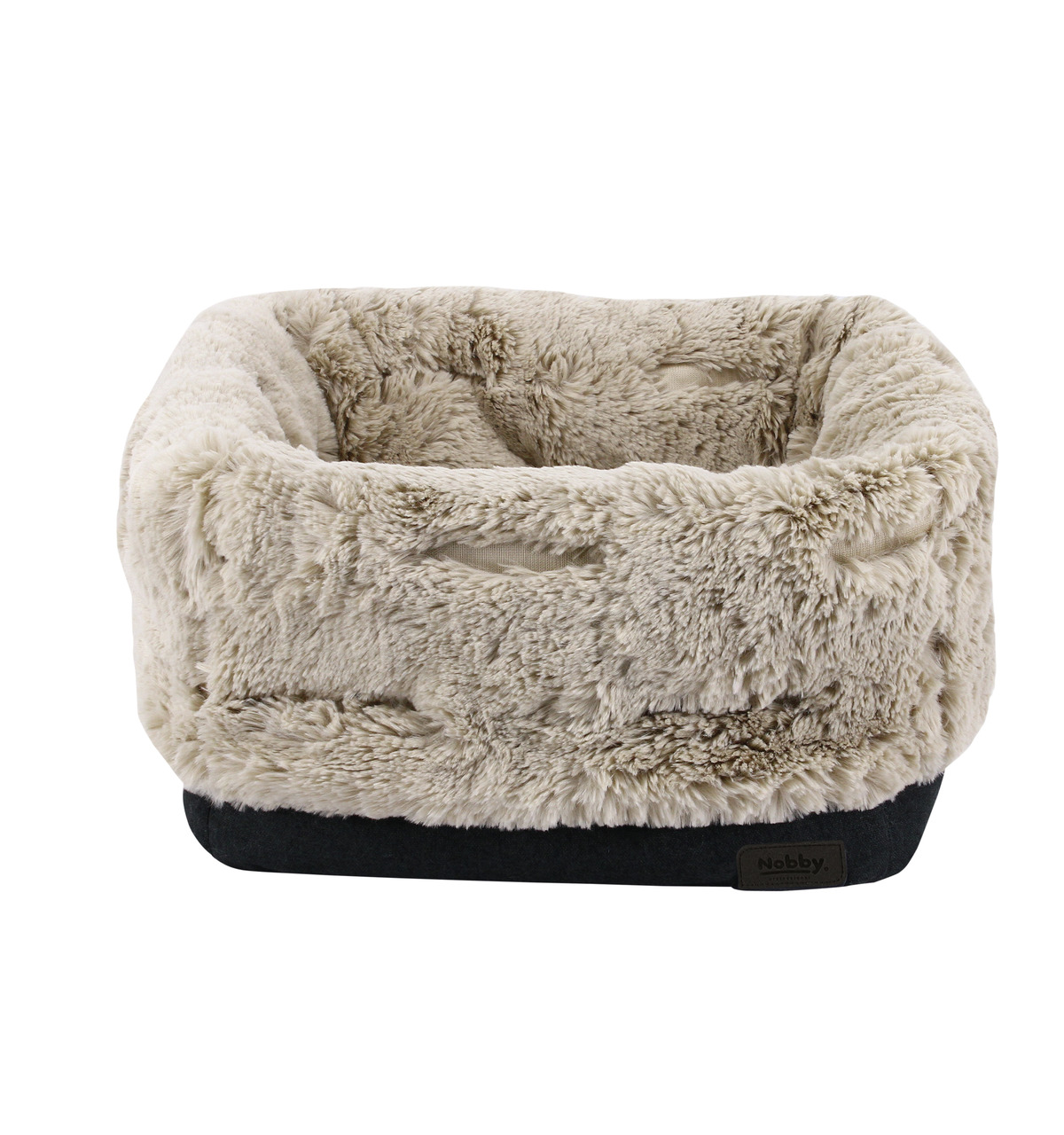 Nobby Bett/-tasche ENDA 45 x 45 x 40cm schwarz/beige