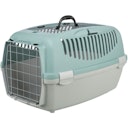 Vorschaubild TRIXIE Transportbox Capri 3 Open Top, S: 40 × 38 × 61 cm, hellgrau/salbei