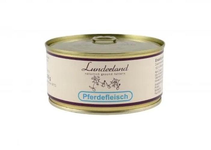 Lunderland Dose 6x300g Pferdefleisch Hundenassfutter