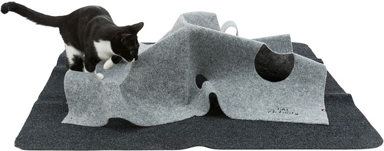 TRIXIE Cat Activity Adventure Carpet, Polyester/TPR, 99 × 99 cm