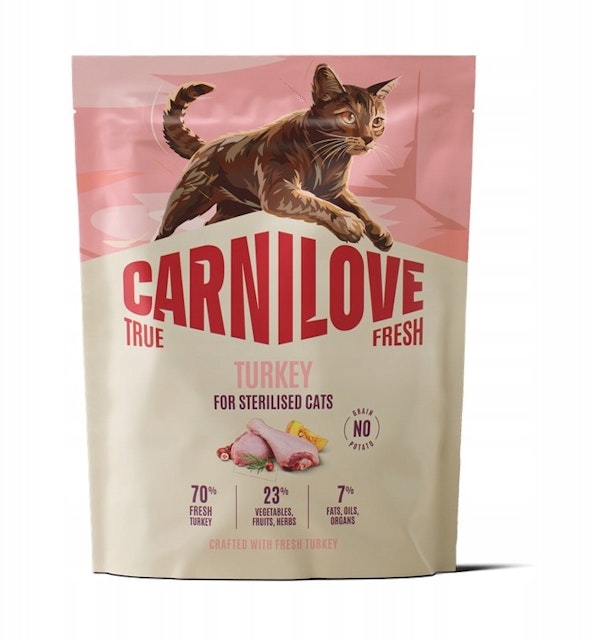 Carnilove True Fresh Sterilised Pute KatzentrockenfutterVorschaubild
