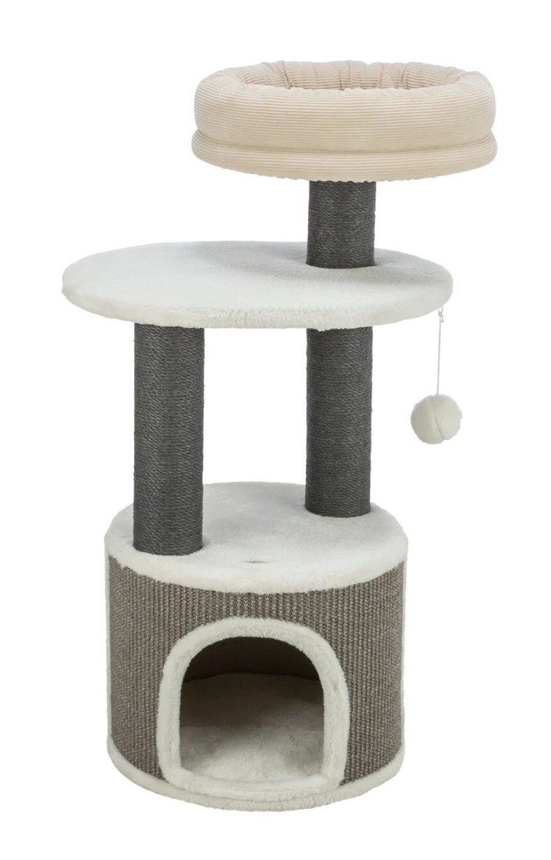 TRIXIE Kratzbaum Marco, 85 cm, weiß/beige/grau