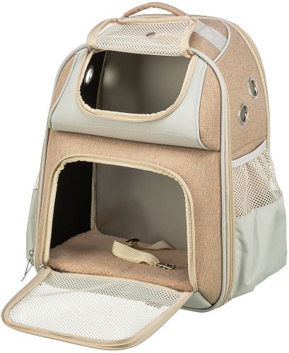 TRIXIE Rucksack Willow, 38 × 25 × 45 cm, beige/braun