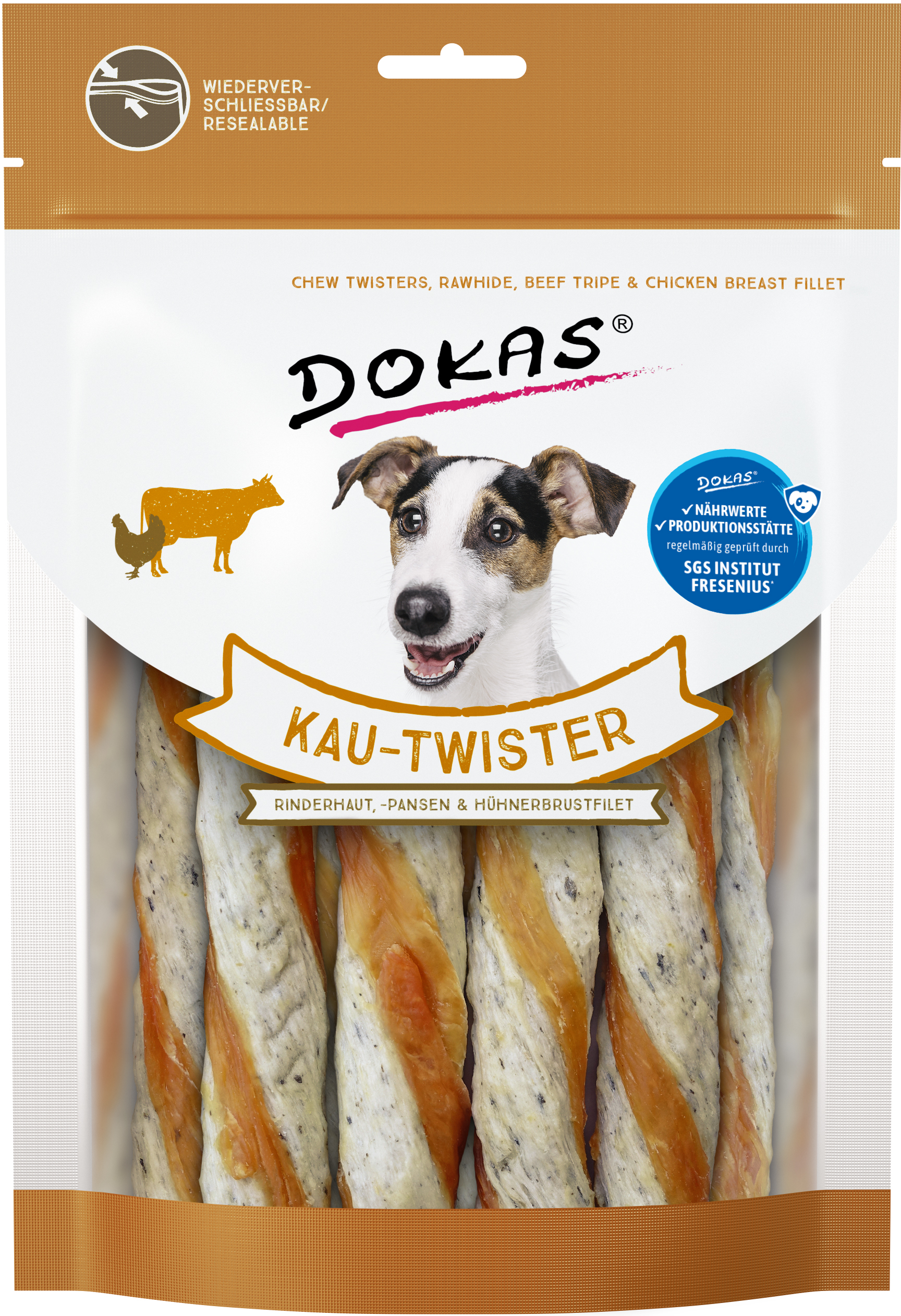 DOKAS Kau-Twister 200 Gramm Hundesnacks