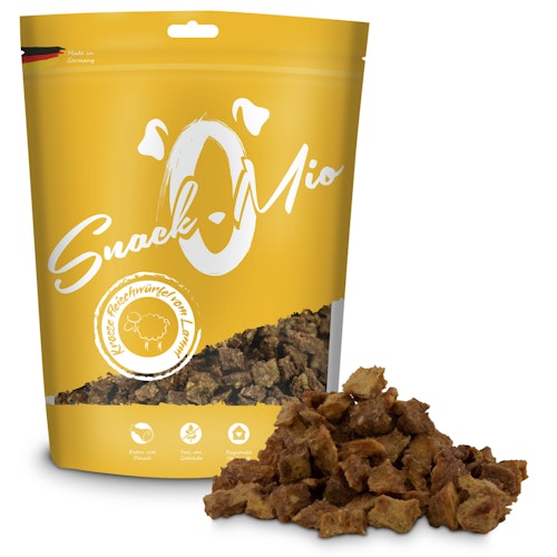 SnackOMio krosse Fleischwürfel 125 Gramm Hundesnack