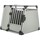 Vorschaubild TRIXIE Transportbox Aluminium silber/hellgrau Transportbox