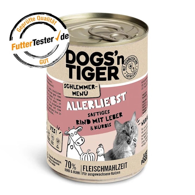 Dogs'n Tiger 400g Dose KatzenassfutterVorschaubild