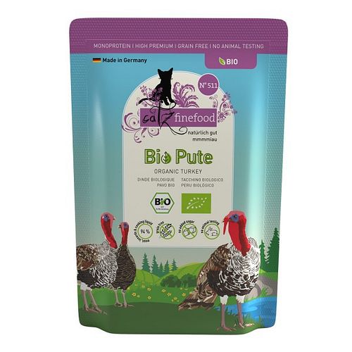 catz finefood Bio 12 x 85g Katzennassfutter
